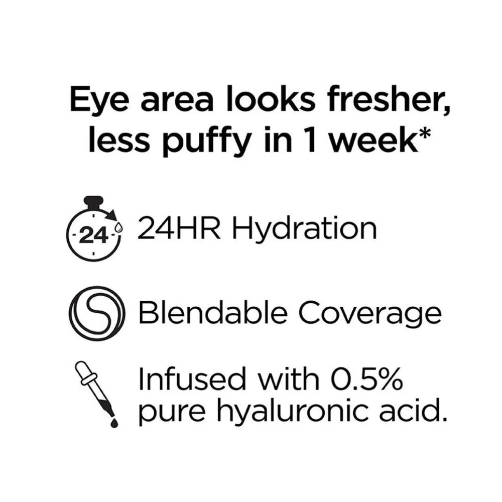 L'Oreal Paris True Match Eye Cream in a Concealer 0.5% Hyaluronic Acid Dark W7-8